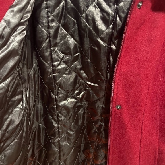 Cranberry red Calvin Klein coat - Picture 4 of 8